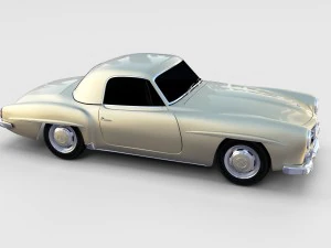 mercedes 190sl pack 3D Model