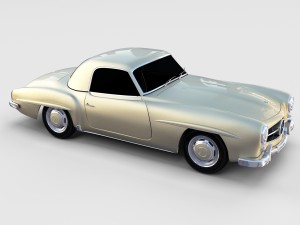 mercedes 190sl pack 3D 模型