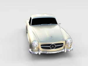 mercedes 190sl pack 3D Model