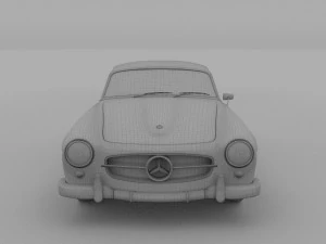 mercedes 190sl pack 3D Model