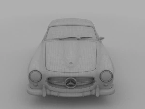 mercedes 190sl pack 3D Model