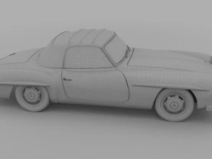 mercedes 190sl pack 3D Model