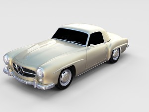 mercedes 190sl pack 3D 模型