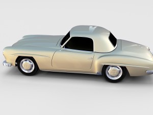 mercedes 190sl pack 3D 模型