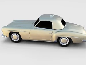 mercedes 190sl pack 3D Model