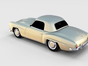 mercedes 190sl pack 3D 模型