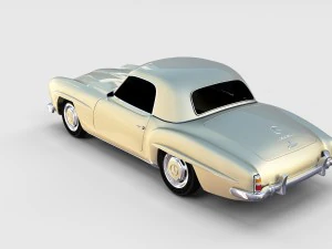 mercedes 190sl pack 3D Model