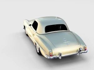 mercedes 190sl pack 3D Model