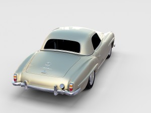 mercedes 190sl pack 3D 模型