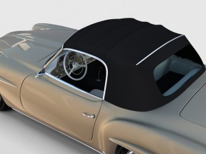 mercedes 190sl with interior pack 3D Model