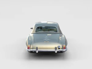 mercedes 190sl with interior pack 3D Model