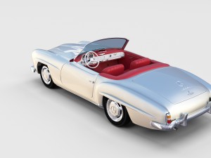 full mercedes 190sl pack 3D Модель
