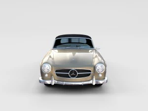 full mercedes 190sl pack 3D Model