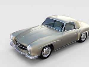 full mercedes 190sl pack 3D Model