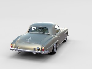full mercedes 190sl pack 3D Модель