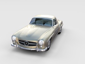full mercedes 190sl pack 3D Модель
