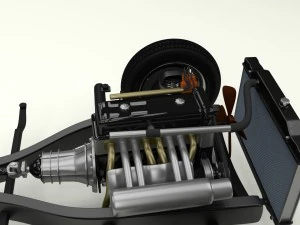 full mercedes 190sl pack 3D Model