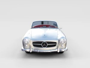 full mercedes 190sl pack 3D Model
