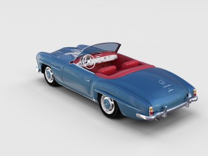 full mercedes 190sl pack 3D Модель