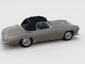 full mercedes 190sl pack 3D Модель