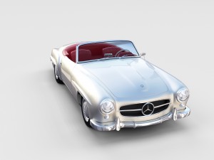 full mercedes 190sl pack 3D Модель