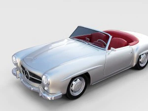 full mercedes 190sl pack 3D Model