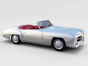 full mercedes 190sl pack 3D Model