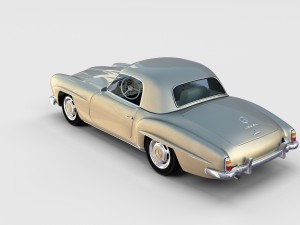 full mercedes 190sl pack 3D Модель