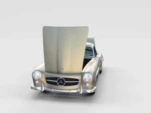 full mercedes 190sl pack 3D Model