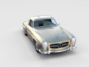 full mercedes 190sl pack 3D Модель