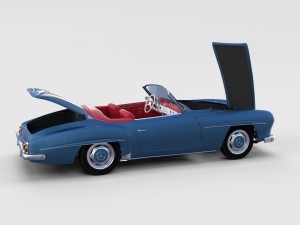 full mercedes 190sl pack 3D Модель
