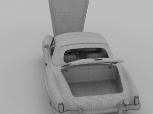 full mercedes 190sl pack 3D Модель