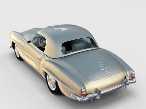 full mercedes 190sl pack 3D Модель