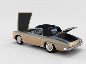 full mercedes 190sl pack 3D Модель
