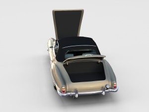 full mercedes 190sl pack 3D Модель