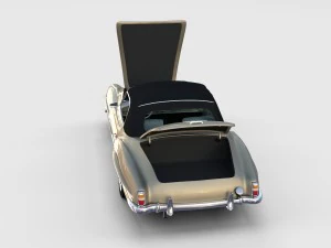 full mercedes 190sl pack 3D Model