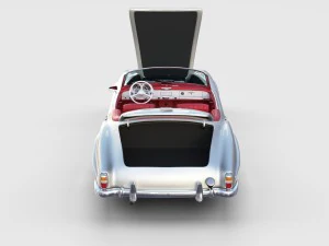 full mercedes 190sl pack 3D Model