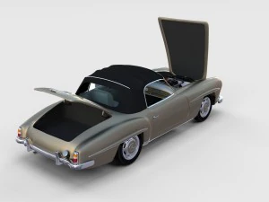 full mercedes 190sl pack 3D Model