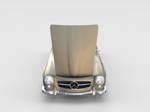 full mercedes 190sl pack 3D Модель