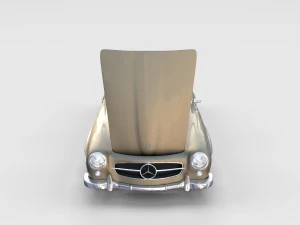 full mercedes 190sl pack 3D Model