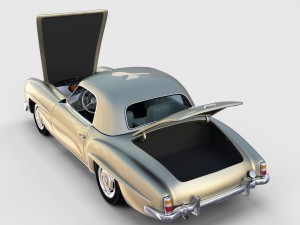 full mercedes 190sl pack 3D Модель
