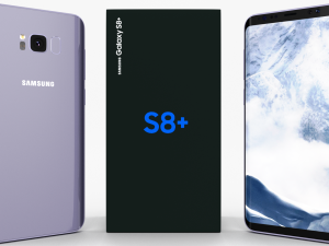 samsung galaxy s8 plus orchid gray 3D Model