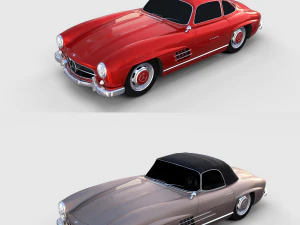 mercedes 300sl paketi 3D Model