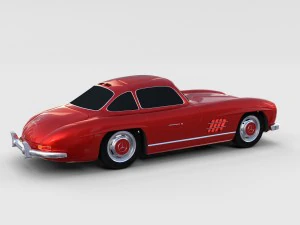 mercedes 300sl pack 3D Model