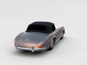 mercedes 300sl pack 3D Model