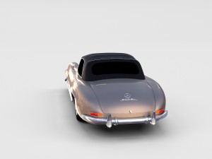 mercedes 300sl pack 3D मॉडल