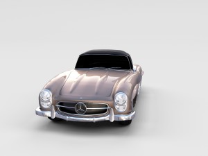 mercedes 300sl pack 3D मॉडल