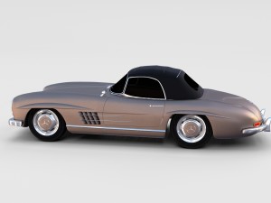 mercedes 300sl pack 3D मॉडल