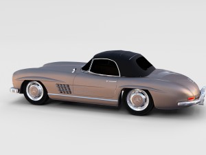 mercedes 300sl pack 3D मॉडल