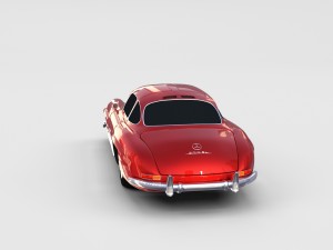 mercedes 300sl pack 3D मॉडल